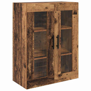 Highboard 2 τμχ. Παλιό Ξύλο 69,5 x 34 x 180 εκ.