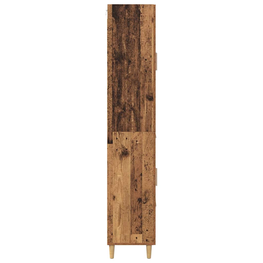 Highboard Παλιό Ξύλο 69,5 x 34 x 180 εκ. Επεξεργασμένο ξύλο