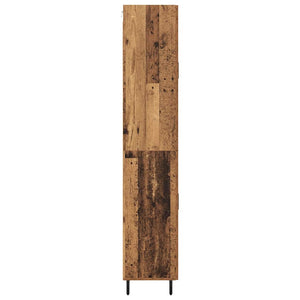 Highboard 2 τμχ. Παλιό ξύλο 69,5 x 34 x 180 εκ.