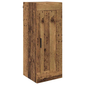 Highboard Παλιό Ξύλο 34,5 x 34 x 180 εκ. Επεξεργασμένο Ξύλο