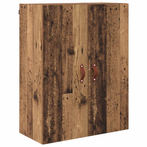 Highboard Παλιό Ξύλο 69,5 x 34 x 180 εκ. Επεξεργασμένο Ξύλο