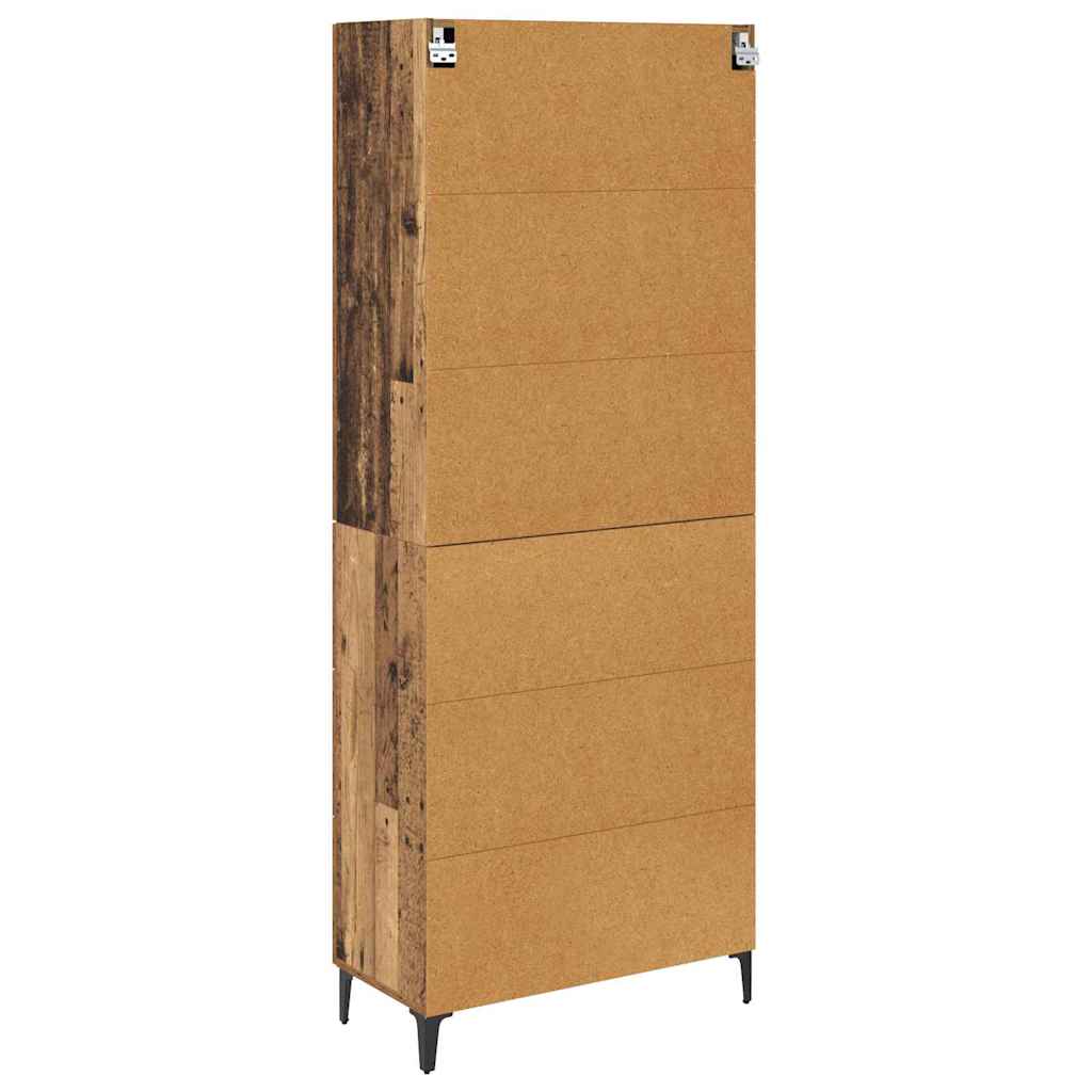 Highboard Παλιό Ξύλο 69,5 x 34 x 180 εκ. Επεξεργασμένο ξύλο - Pakobazaar