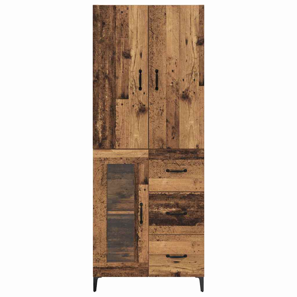 Highboard Παλιό Ξύλο 69,5 x 34 x 180 εκ. Επεξεργασμένο ξύλο - Pakobazaar