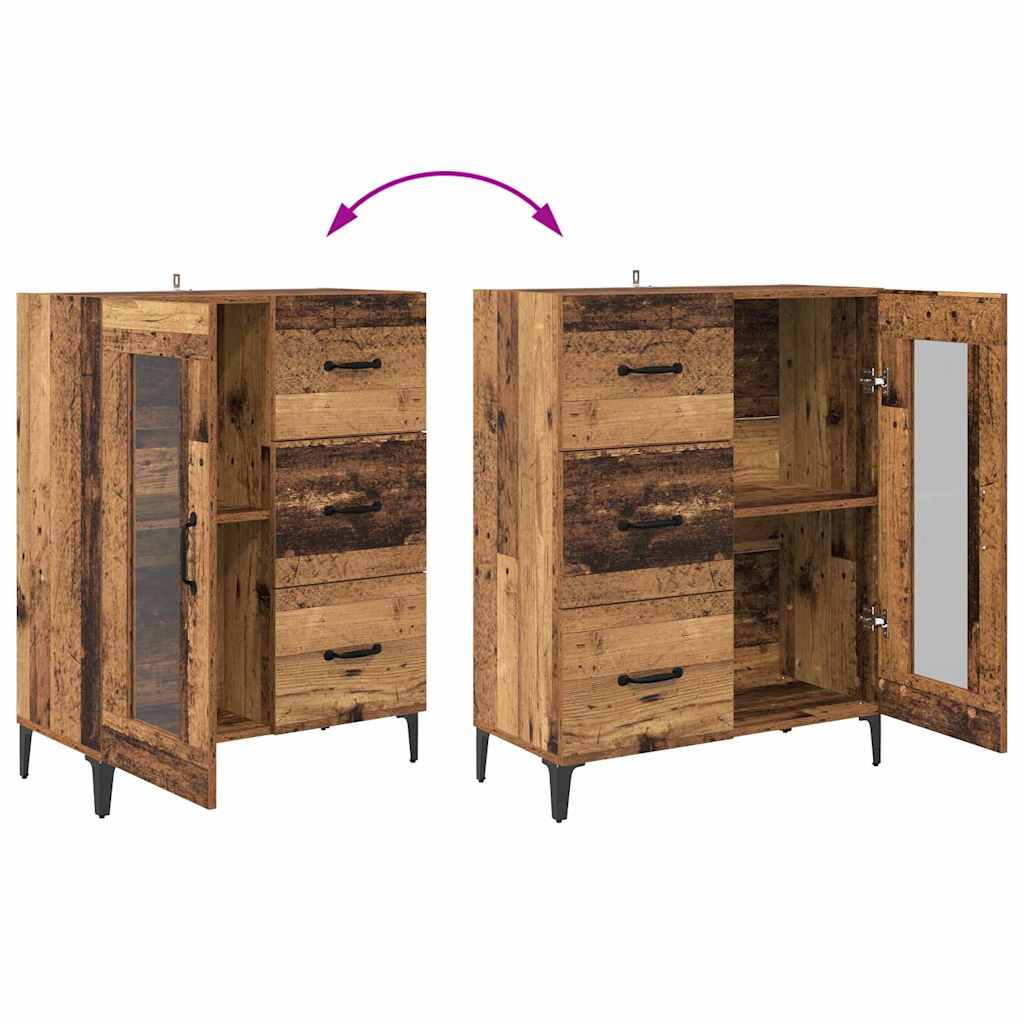 Highboard Παλιό Ξύλο 69,5 x 34 x 180 εκ. Επεξεργασμένο ξύλο - Pakobazaar