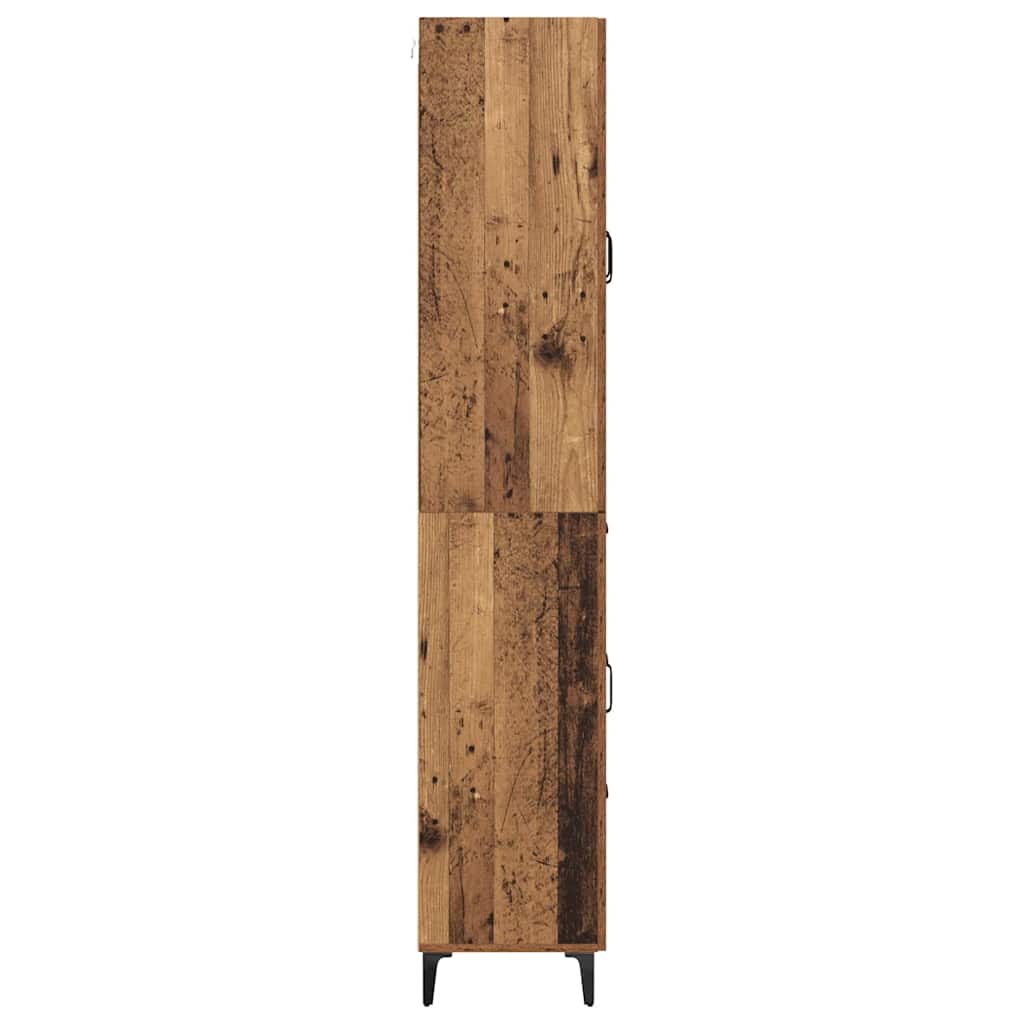 Highboard Παλιό Ξύλο 69,5 x 34 x 180 εκ. Επεξεργασμένο ξύλο - Pakobazaar