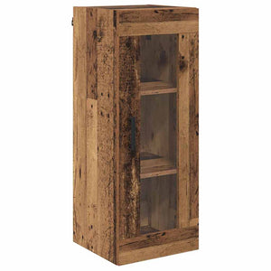 Highboard Παλιό Ξύλο 34,5 x 34 x 180 εκ. Επεξεργασμένο Ξύλο