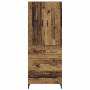 Highboard Παλιό Ξύλο 69,5 x 34 x 180 εκ. Επεξεργασμένο ξύλο - Pakobazaar