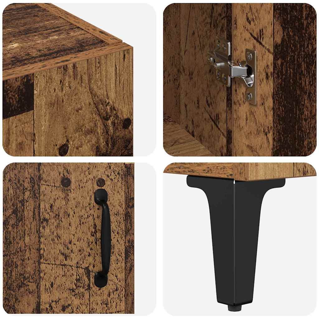 Highboard Παλιό Ξύλο 69,5 x 34 x 180 εκ. Επεξεργασμένο ξύλο - Pakobazaar