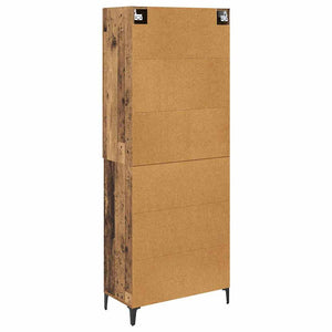 Highboard Παλιό Ξύλο 69,5 x 34 x 180 εκ. Επεξεργασμένο ξύλο - Pakobazaar