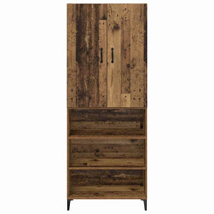 Highboard Παλιό Ξύλο 69,5 x 34 x 180 εκ. Επεξεργασμένο ξύλο - Pakobazaar