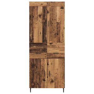 Highboard 2 τμχ. Παλιό ξύλο 69,5 x 34 x 180 εκ.
