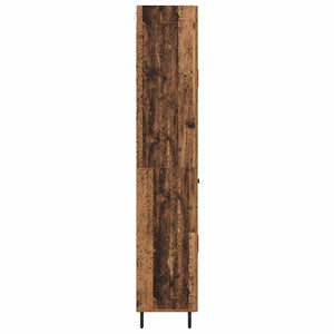 Highboard με συρτάρι 2 pcs Παλιό Ξύλο Επεξεργασμένο ξύλο - Pakobazaar