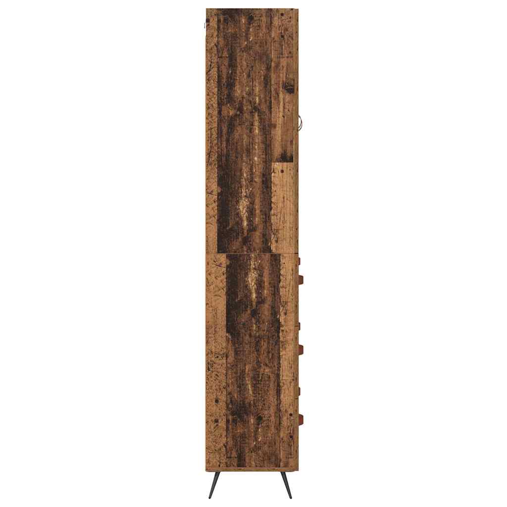 Highboard Παλιό Ξύλο 69,5 x 34 x 180 εκ. Επεξεργασμένο ξύλο