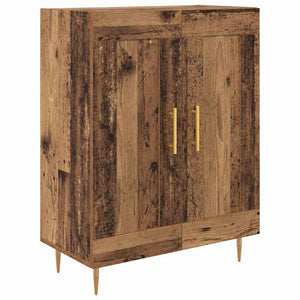 Highboard Παλιό Ξύλο 69,5 x 34 x 180 εκ. Επεξεργασμένο Ξύλο