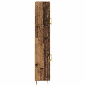 Highboard Παλιό Ξύλο 69,5 x 34 x 180 εκ. Επεξεργασμένο Ξύλο