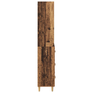 Highboard Παλιό Ξύλο 69,5 x 32,5 x 180 εκ Επεξεργασμένο Ξύλο