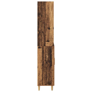 Highboard Παλιό Ξύλο 69,5 x 32,5 x 180 εκ Επεξεργασμένο Ξύλο