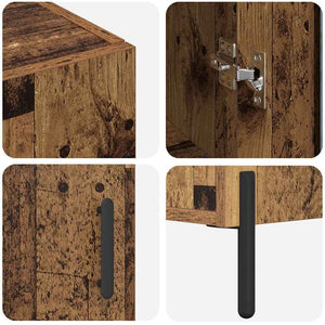 Highboard Παλιό Ξύλο 69,5 x 34 x 180 εκ. Επεξεργασμένο ξύλο - Pakobazaar