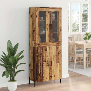 Highboard Παλιό Ξύλο 69,5 x 34 x 180 εκ. Επεξεργασμένο ξύλο - Pakobazaar