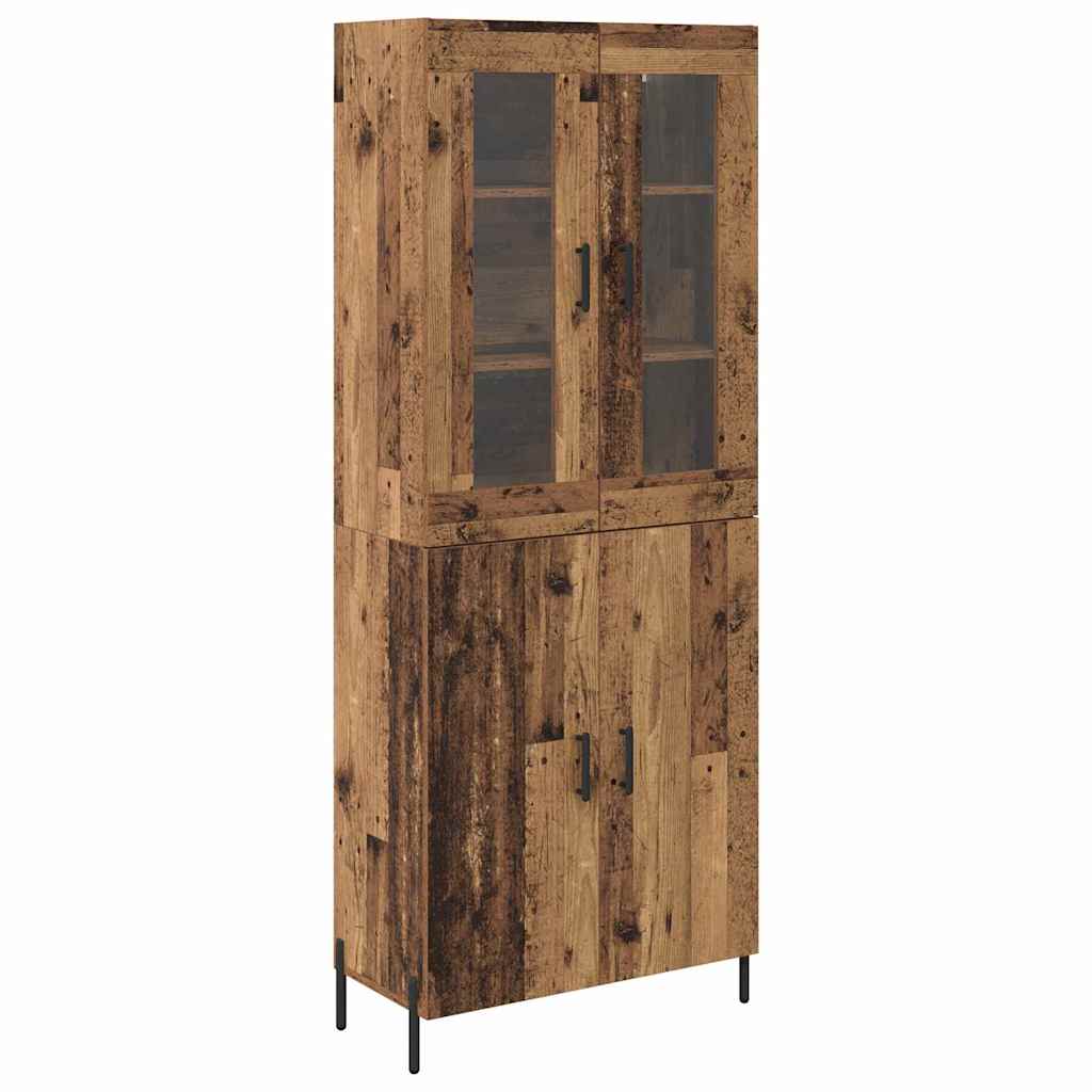 Highboard Παλιό Ξύλο 69,5 x 34 x 180 εκ. Επεξεργασμένο ξύλο - Pakobazaar