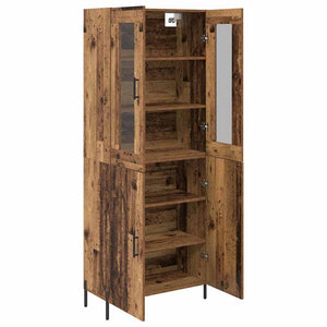 Highboard Παλιό Ξύλο 69,5 x 34 x 180 εκ. Επεξεργασμένο ξύλο - Pakobazaar