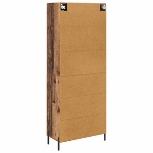 Highboard Παλιό Ξύλο 69,5 x 34 x 180 εκ. Επεξεργασμένο ξύλο - Pakobazaar