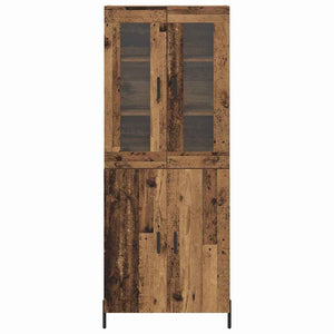 Highboard Παλιό Ξύλο 69,5 x 34 x 180 εκ. Επεξεργασμένο ξύλο - Pakobazaar