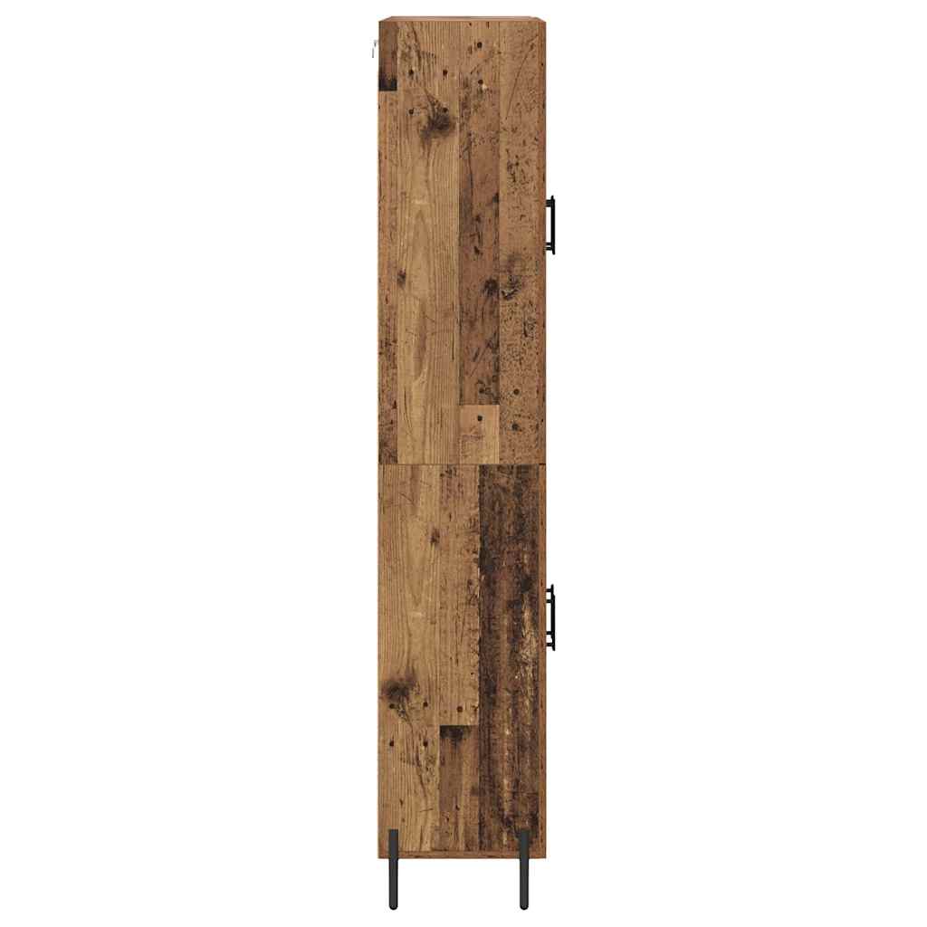 Highboard Παλιό Ξύλο 69,5 x 34 x 180 εκ. Επεξεργασμένο ξύλο - Pakobazaar