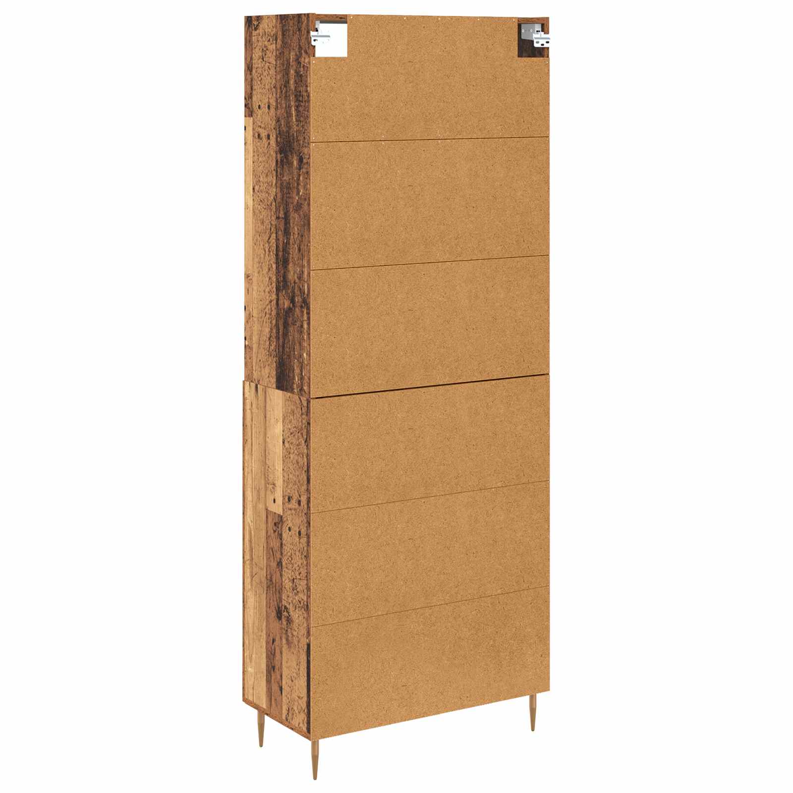 Highboard Παλιό ξύλο 69,5 x 34 x 180 εκ. Επεξεργασμένο ξύλο