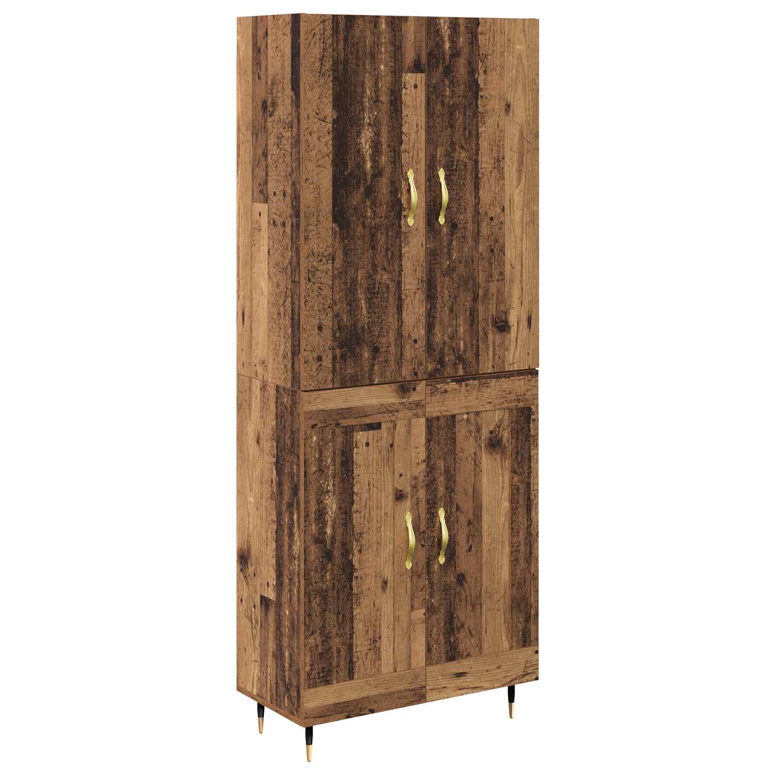 Highboard Παλιό Ξύλο 69,5 x 34 x 180 εκ. Επεξεργασμένο ξύλο - Pakobazaar