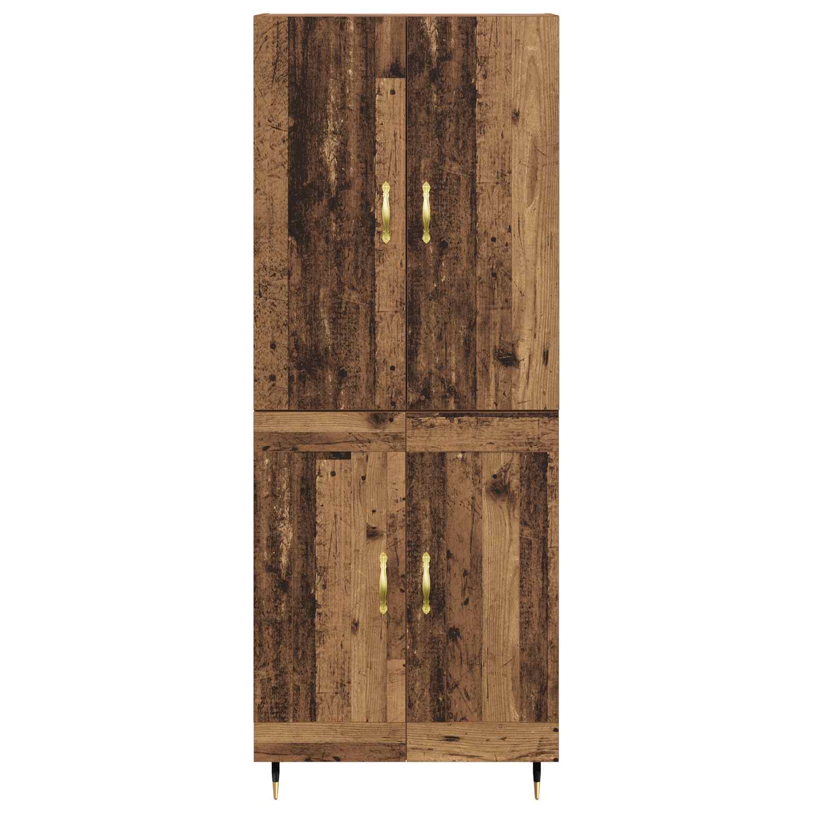 Highboard Παλιό Ξύλο 69,5 x 34 x 180 εκ. Επεξεργασμένο ξύλο - Pakobazaar