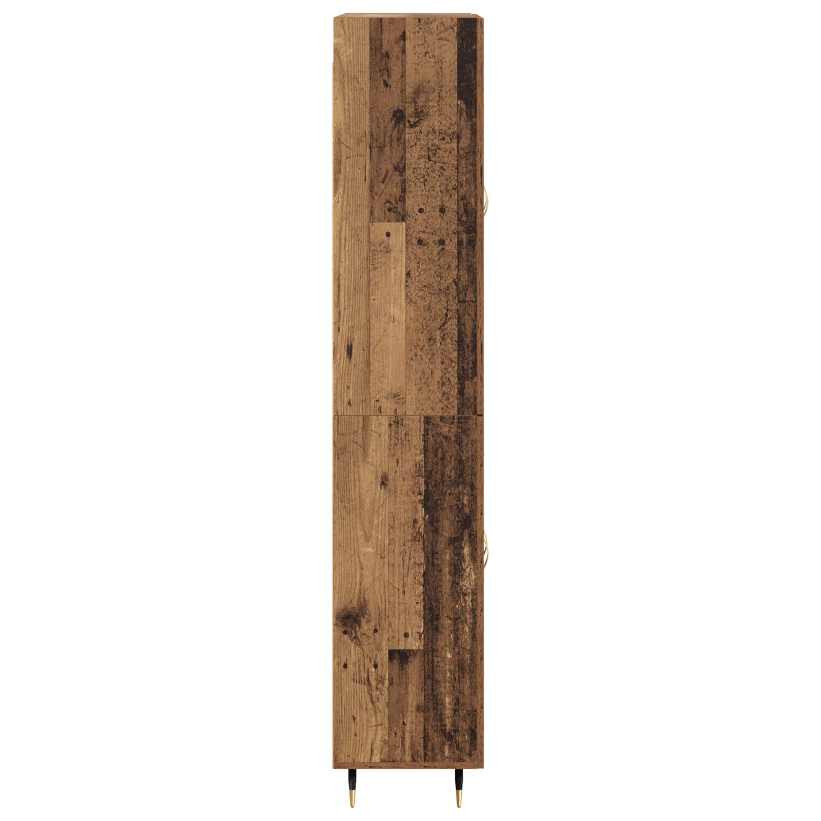 Highboard Παλιό Ξύλο 69,5 x 34 x 180 εκ. Επεξεργασμένο ξύλο - Pakobazaar