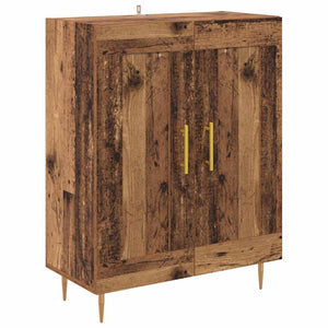 Highboard 2 τμχ. Παλιό ξύλο 69,5 x 34 x 180 εκ.