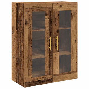 Highboard 2 τμχ. Παλιό ξύλο 69,5 x 34 x 180 εκ.