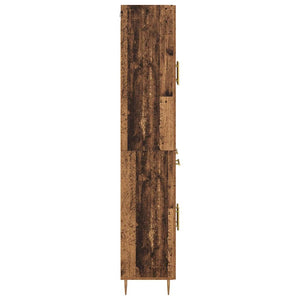 Highboard 2 τμχ. Παλιό ξύλο 69,5 x 34 x 180 εκ.