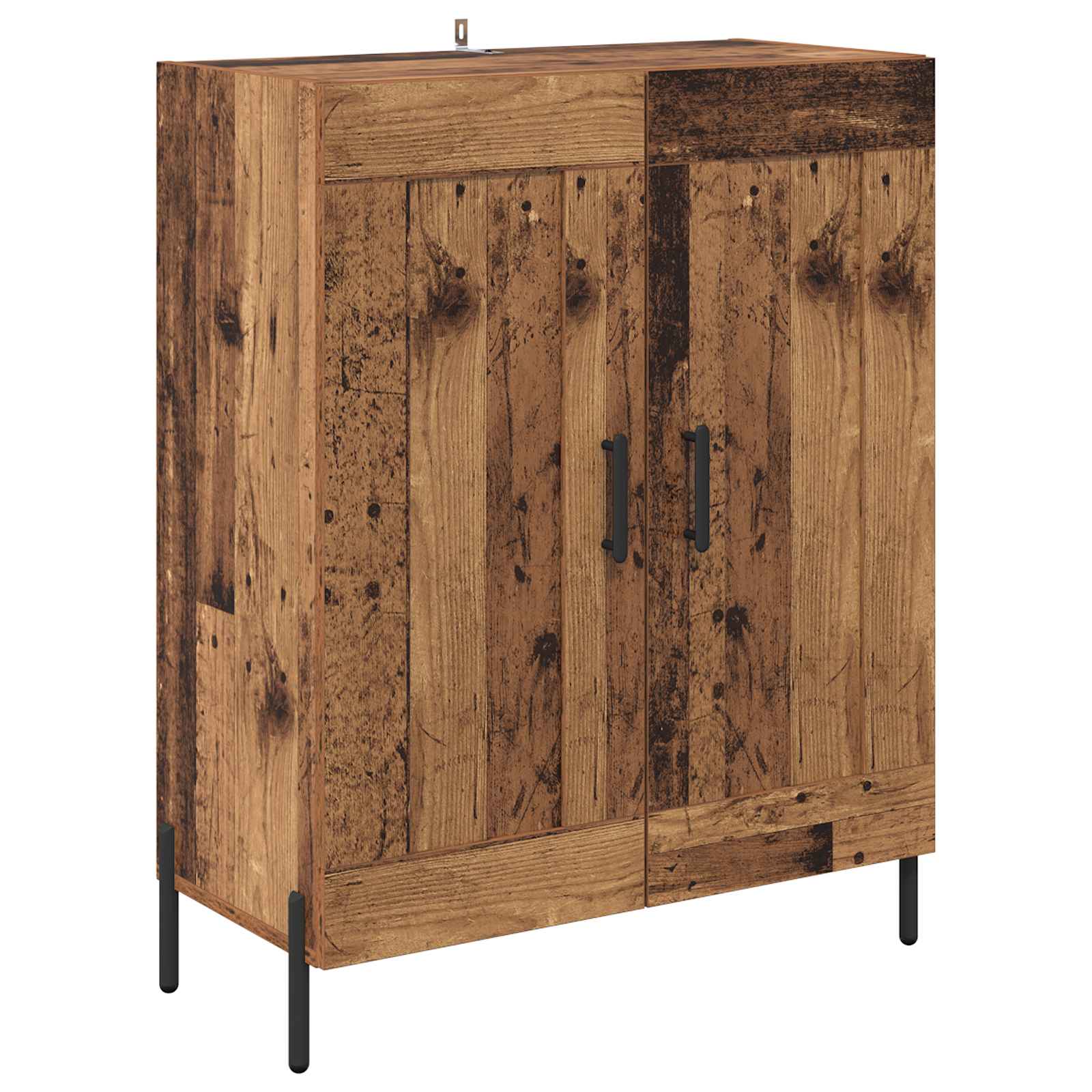 Highboard Παλιό Ξύλο 69,5 x 32,5 x 180 εκ Επεξεργασμένο ξύλο