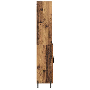 Highboard Παλιό Ξύλο 69,5 x 32,5 x 180 εκ Επεξεργασμένο Ξύλο