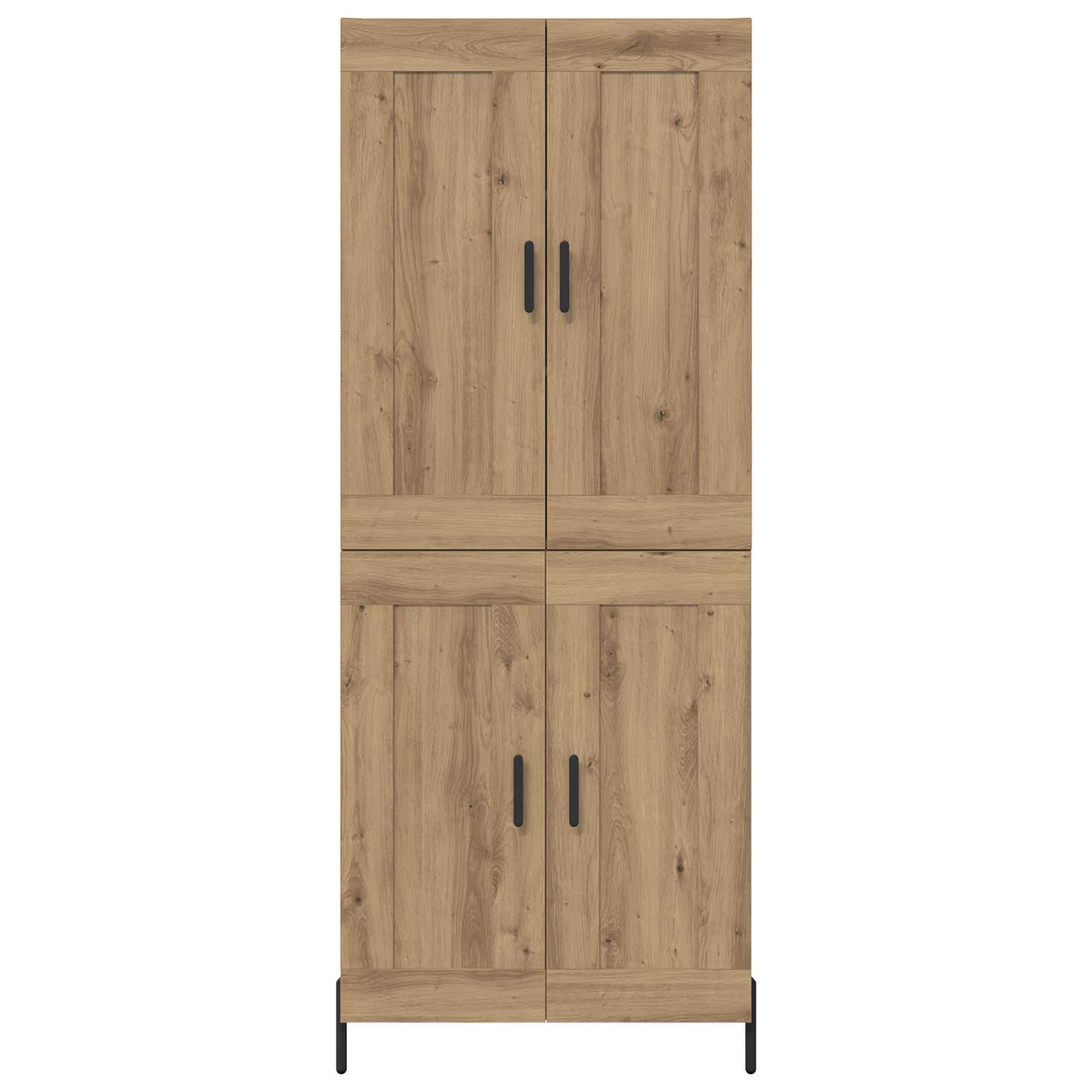 Highboard 2 pcs Artisan Oak Επεξεργασμένο ξύλο