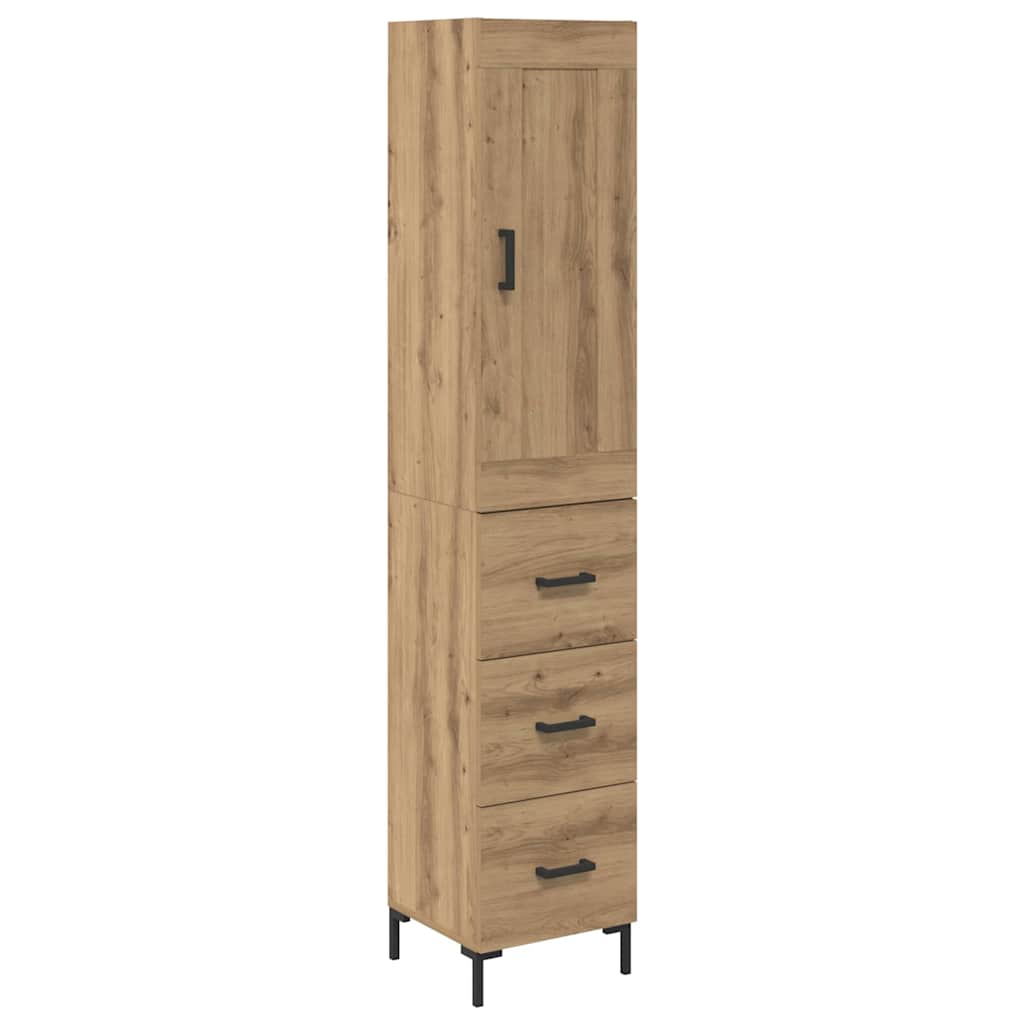 Highboard Artisan Oak 34,5 x 34 x 180 εκ. Επεξεργασμένο ξύλο