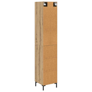Highboard Artisan Oak 34,5 x 34 x 180 εκ. Επεξεργασμένο Ξύλο