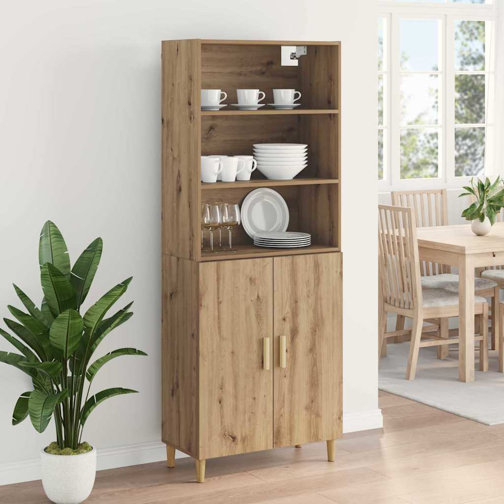 Highboard Artisan Oak 69,5 x 32,5 x 180 εκ Επεξεργασμένο ξύλο