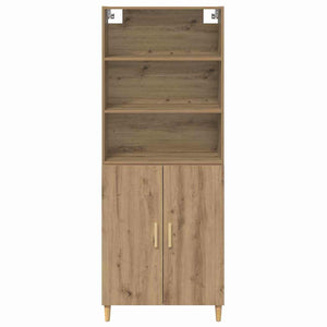 Highboard Artisan Oak 69,5 x 32,5 x 180 εκ Επεξεργασμένο Ξύλο