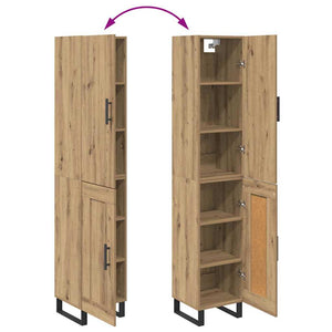 Highboard Artisan Oak 34,5 x 34 x 180 εκ. Επεξεργασμένο ξύλο - Pakobazaar
