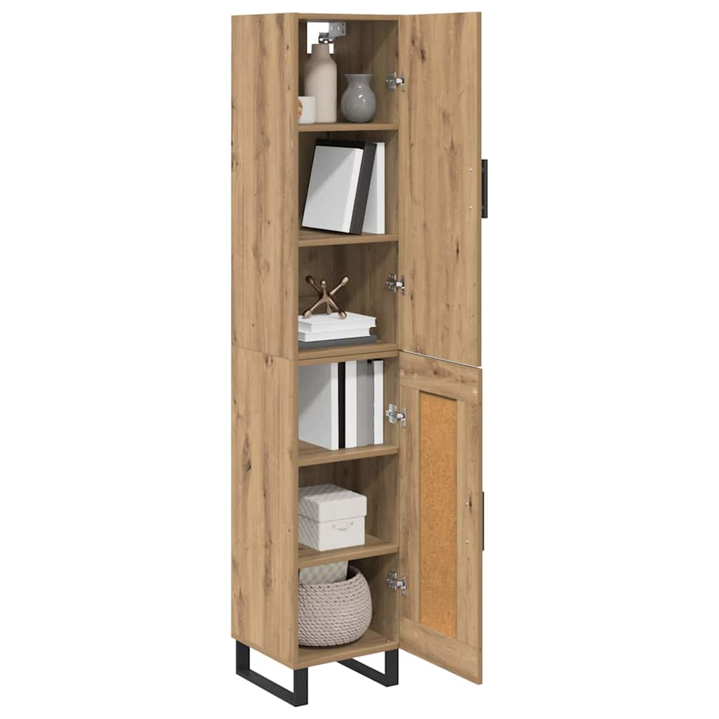 Highboard Artisan Oak 34,5 x 34 x 180 εκ. Επεξεργασμένο ξύλο - Pakobazaar
