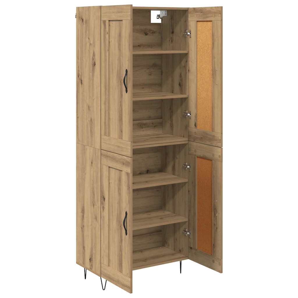 Highboard Artisan Oak 69,5 x 34 x 180 εκ. Επεξεργασμένο ξύλο - Pakobazaar