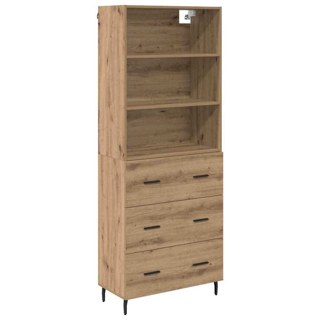 Highboard 2 pcs Artisan Oak 69,5 x 32,5 x 180 εκ
