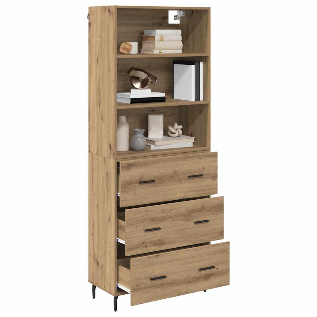 Highboard 2 pcs Artisan Oak 69,5 x 32,5 x 180 εκ