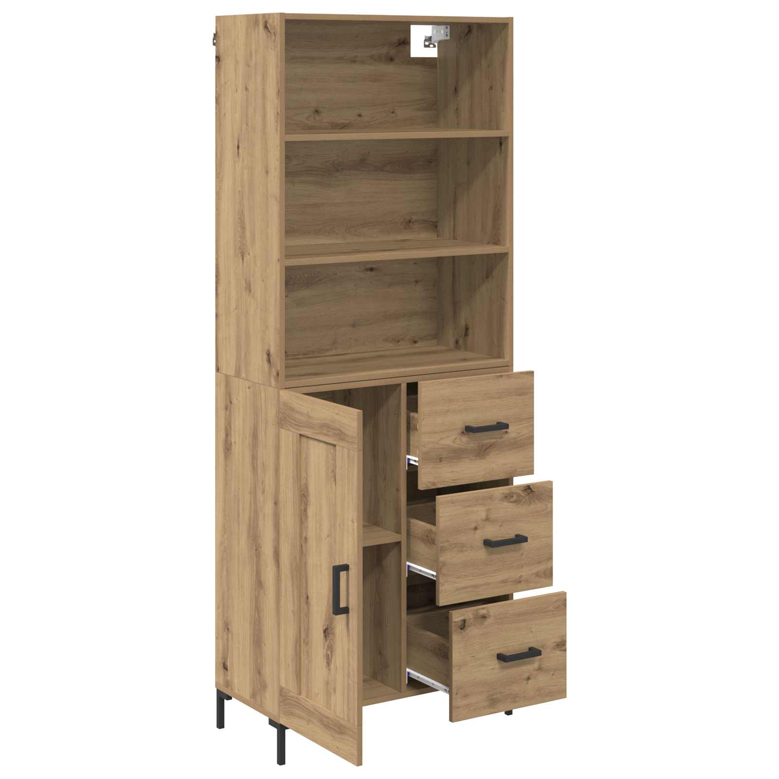 Highboard Artisan Oak 69,5 x 34 x 180 εκ. Επεξεργασμένο ξύλο