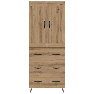 Highboard Artisan Oak 69,5 x 34 x 180 εκ. Επεξεργασμένο Ξύλο