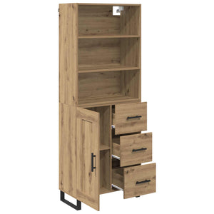Highboard με συρτάρι 2 pcs Artisan Oak Επεξεργασμένο ξύλο - Pakobazaar